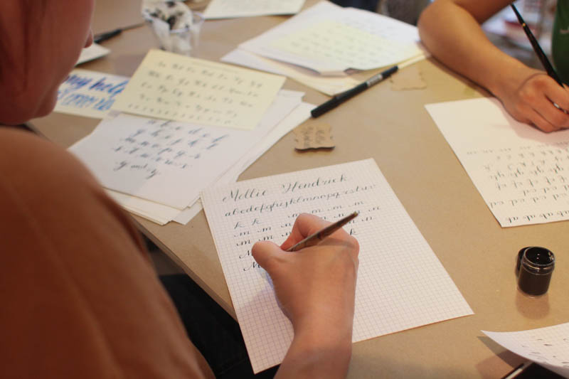 Calligraphy Class with Jana Wilson | Shindig Paperie