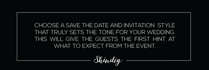 Shindig Paperie | Wedding Advice