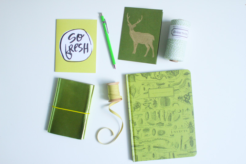 Color Study GREEN | Shindig Paperie