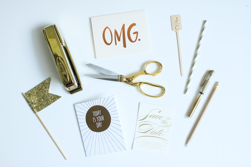 Color Study GOLD | Shindig Paperie