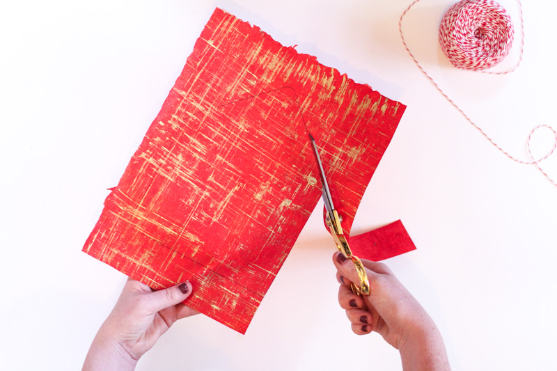 DIY Holiday Card Envelope Liners