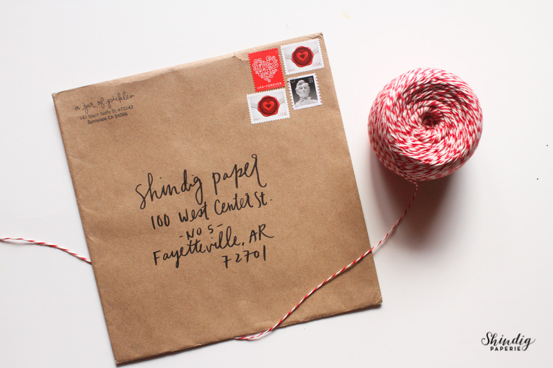 February Snail Mail | Shindig Paperie